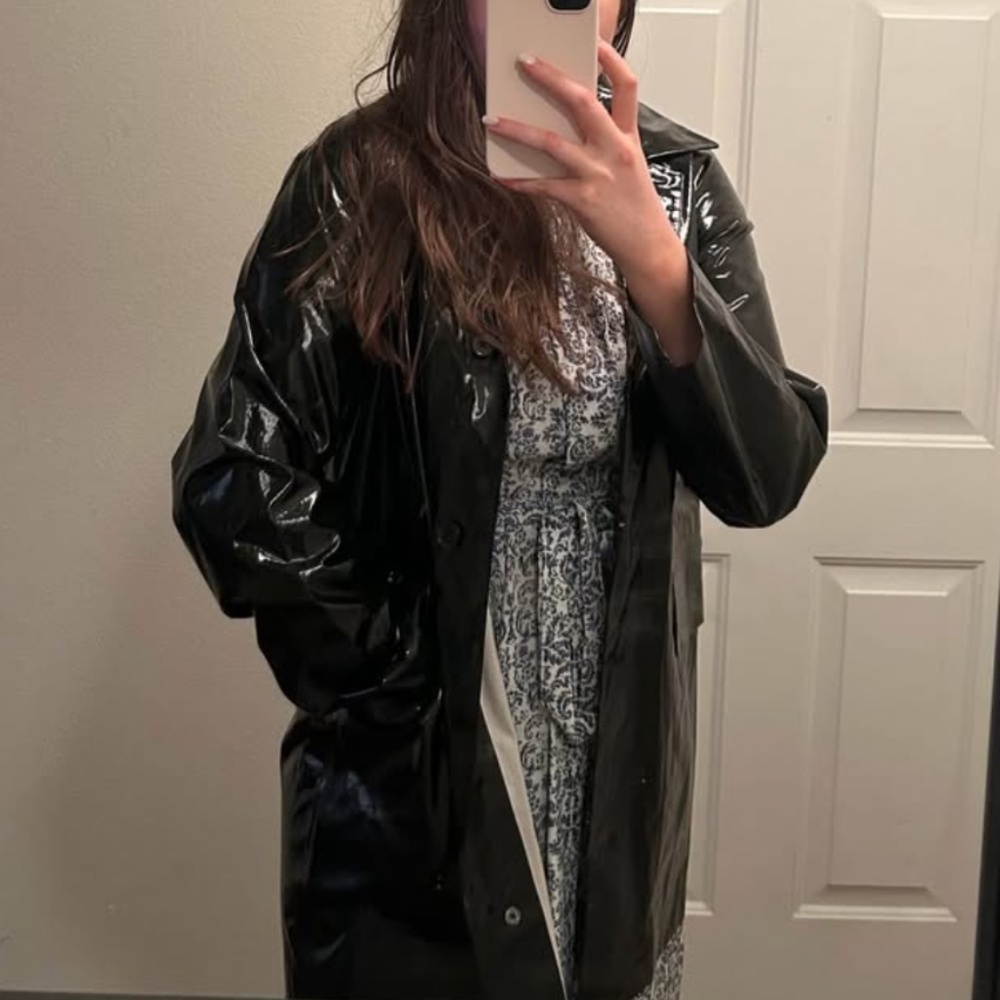 Aritzia Vinyl Jacket